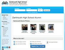 Tablet Screenshot of dartmouthhighschool.org